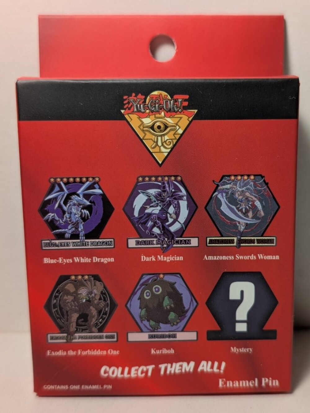 Yugioh Mystery Series Enamel Pin Box Official Konami Collectible Badges